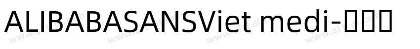 ALIBABASANSViet medi字体转换